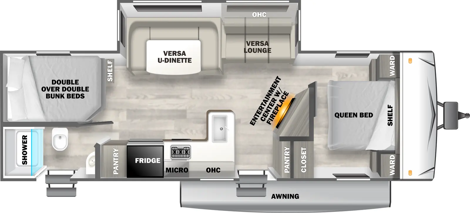Evo West 2740BH Floorplan